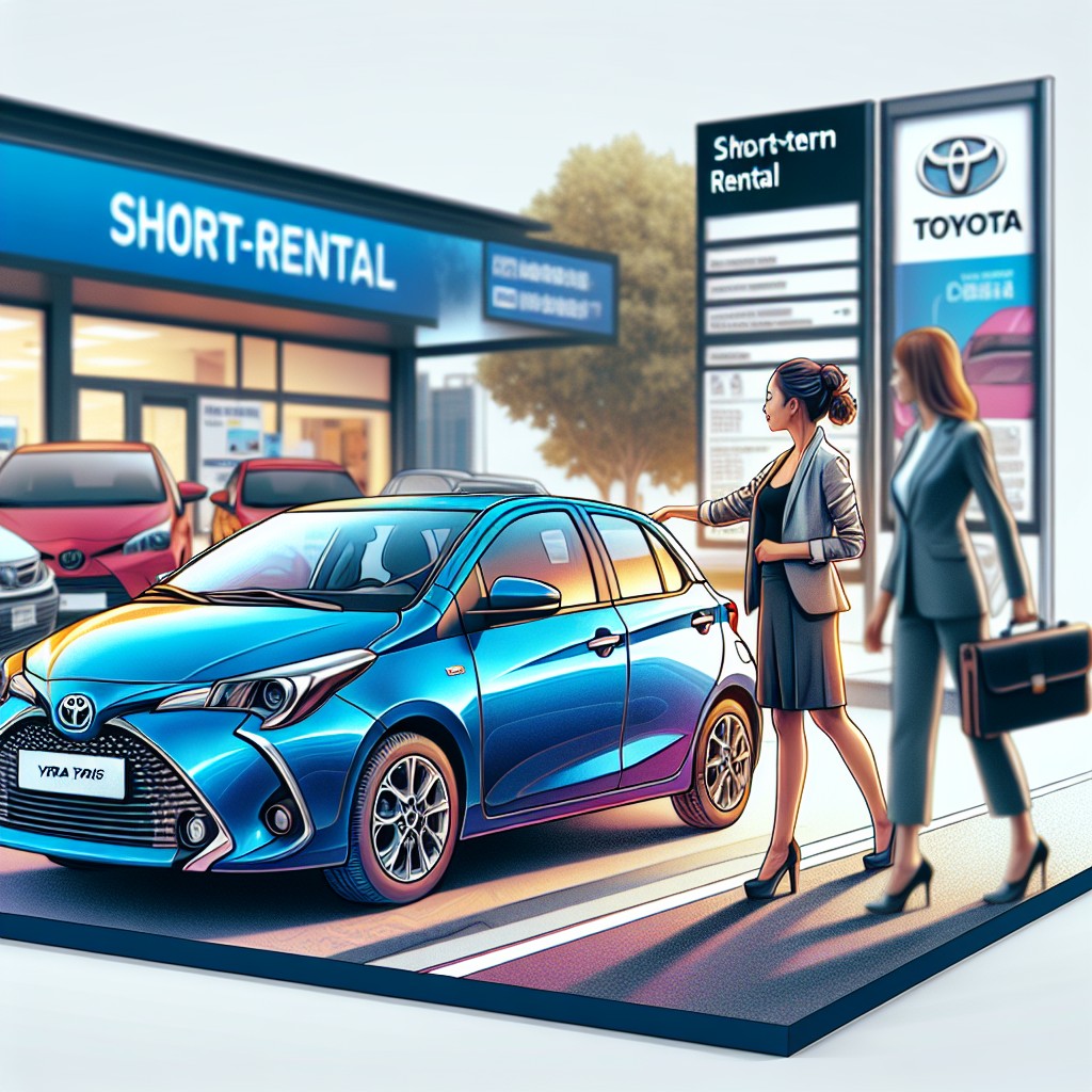 Toyota Yaris wynajem krótkoterminowy